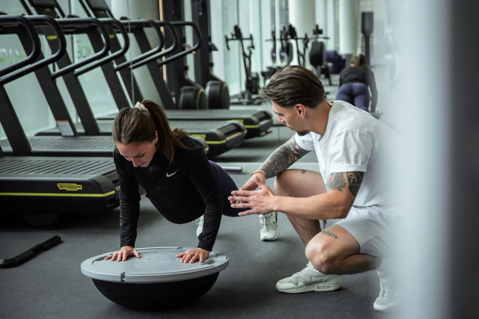Séance au club Uniqe — training coach equilibre