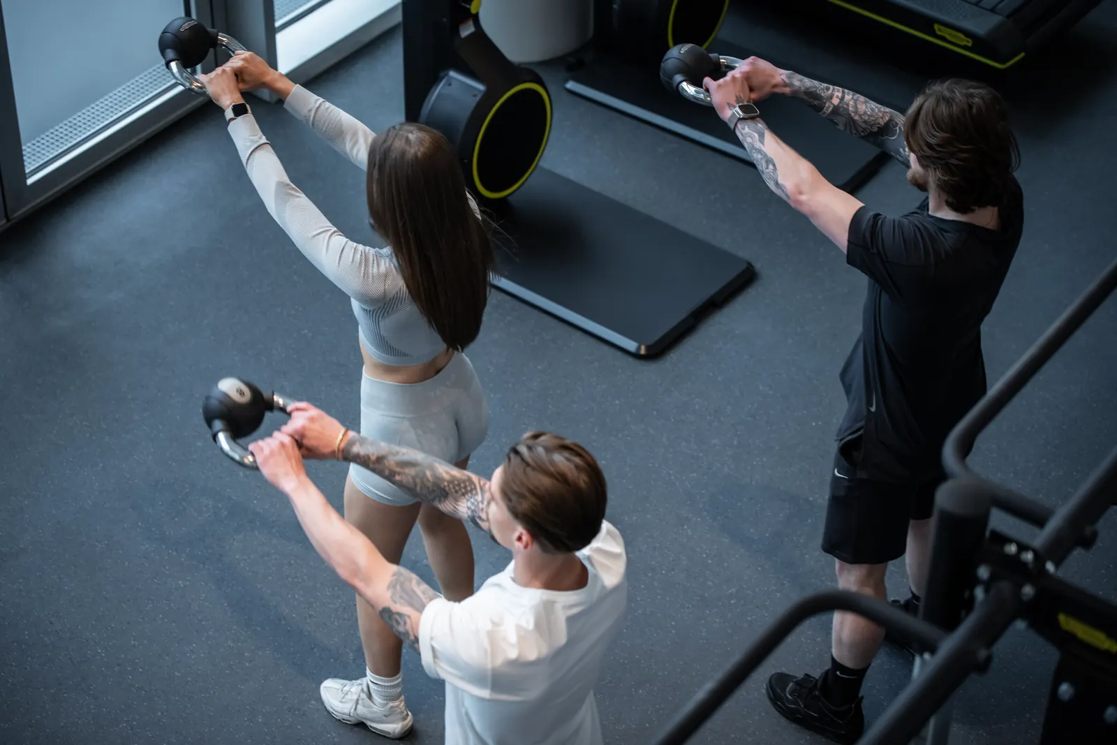 Séance au club Uniqe — training kettlebell groupe